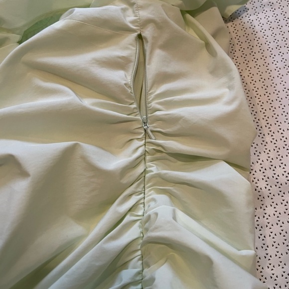 Anthropologie Maeve Ruched Off The Shoulder Dress Size 12 - Picture 9 of 11